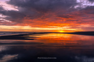 Sunset at Whatipu Beach