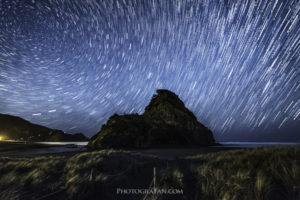 Star Trail at Piha